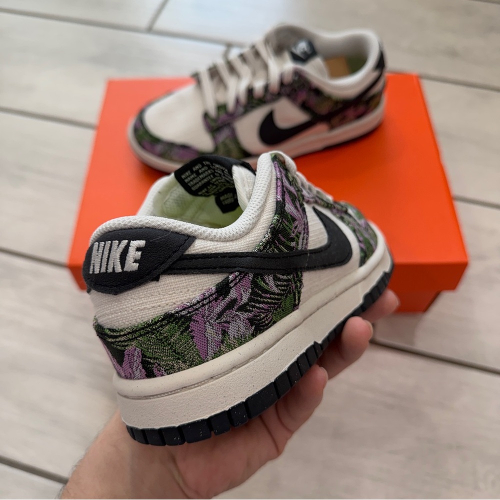 NIKE DUNK LOW NN PHANTOM/BLACK-LT MAGENTA - Picture 4 of 6